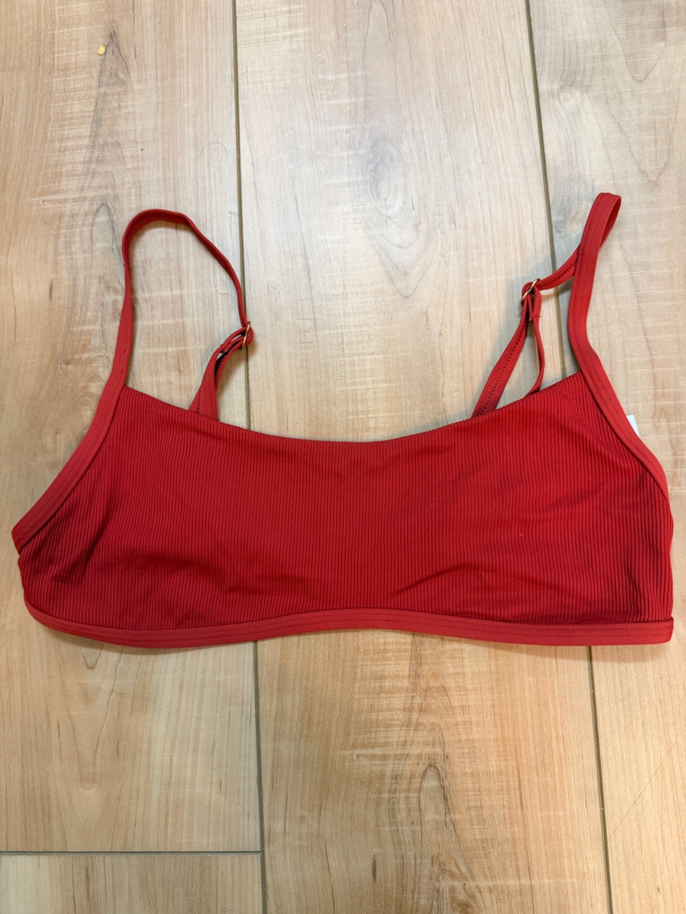 l*space Kourt Ribbed Bikini Top